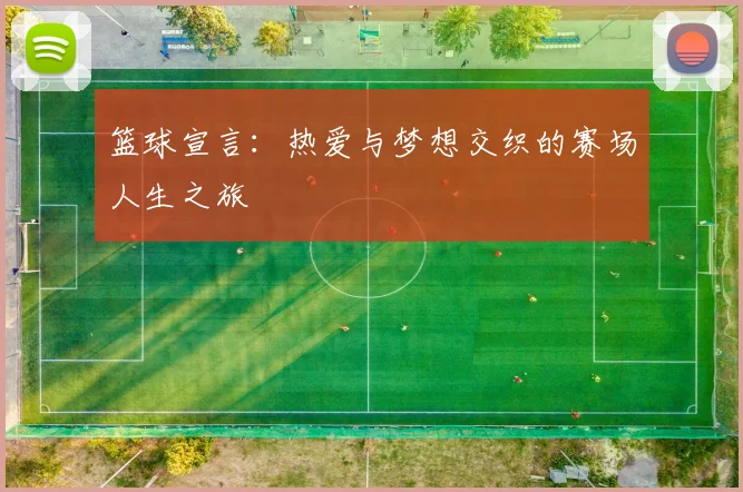 篮球宣言：热爱与梦想交织的赛场人生之旅